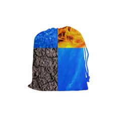 The Fifth Inside Vertical Pattern Drawstring Pouches (medium)  by FunnyCow