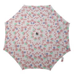 Bubblegum Cherry White Hook Handle Umbrellas (medium) by snowwhitegirl