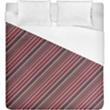 Brownish Diagonal Lines Duvet Cover (King Size) View1