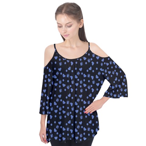 Blue Hearts Flutter Tees by snowwhitegirl
