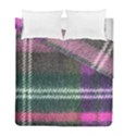 Pink Plaid Flannel Duvet Cover Double Side (Full/ Double Size) View1