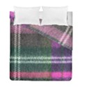 Pink Plaid Flannel Duvet Cover Double Side (Full/ Double Size) View2