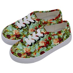 Fruit Blossom Kids  Classic Low Top Sneakers by snowwhitegirl