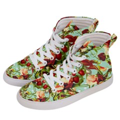 Fruit Blossom Men s Hi-top Skate Sneakers by snowwhitegirl