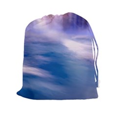 Waterfall Drawstring Pouch (xxl) by snowwhitegirl