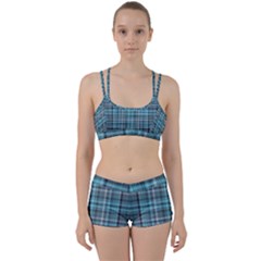 Teal Plaid Women s Sports Set by snowwhitegirl