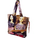 Playing The Guitar Drawstring Tote Bag View1