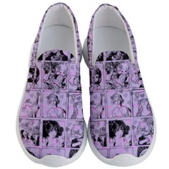 Lilac Yearbook 1 Men s Lightweight Slip Ons by snowwhitegirl