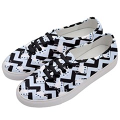 Blue Teapot Chevron Women s Classic Low Top Sneakers by snowwhitegirl