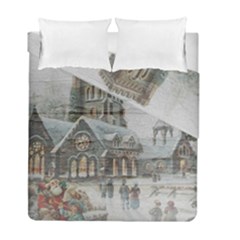 Santa Claus 1845749 1920 Duvet Cover Double Side (full/ Double Size) by vintage2030