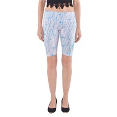 Let It Rain Yoga Cropped Leggings by FunnyCow