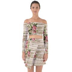 On Wood 2226067 1920 Off Shoulder Top With Skirt Set by vintage2030