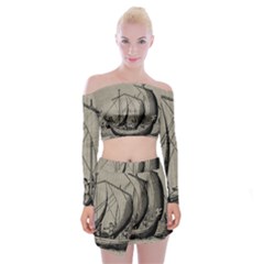 Ship 1515875 1280 Off Shoulder Top With Mini Skirt Set by vintage2030