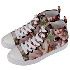 Vintage 1501556 1920 Women s Mid-top Canvas Sneakers by vintage2030