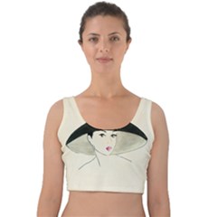 Vintage 2517502 1920 Velvet Crop Top by vintage2030