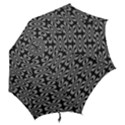 Monochrome Centipede Arabesque Hook Handle Umbrellas (Medium) View2