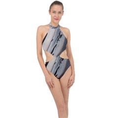 Orion s Belt Halter Side Cut Swimsuit by WILLBIRDWELL