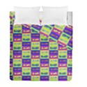 Cartoon Style Marine Life Motif Pattern Duvet Cover Double Side (Full/ Double Size) View2