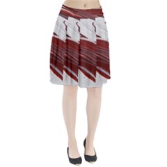 Ruby Pillars Pleated Skirt by WILLBIRDWELL