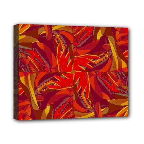 Colorful Abstract Ethnic Style Pattern Canvas 10  X 8  (stretched) by dflcprints
