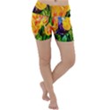 Festival Of Tulip Flowers Lightweight Velour Yoga Shorts View1