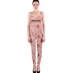 Pink Crochet One Piece Catsuit by snowwhitegirl