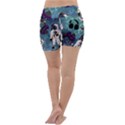 Astronaut Space Galaxy Lightweight Velour Yoga Shorts View4