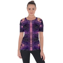 Ghost Gear   Gothic Rift   Shoulder Cut Out Short Sleeve Top by GhostGear