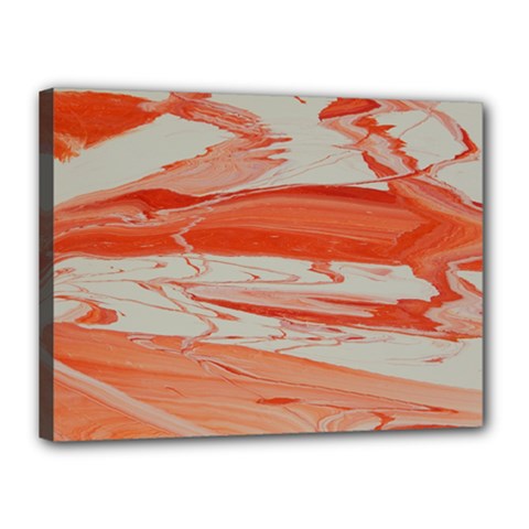 Orange Swirl Canvas 16  X 12  (stretched) by WILLBIRDWELL