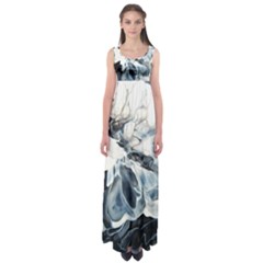 Flower 2 Empire Waist Maxi Dress by WILLBIRDWELL