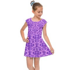 Victorian Violet Kids Cap Sleeve Dress by snowwhitegirl