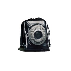 Photo Camera Drawstring Pouch (small) by vintage2030