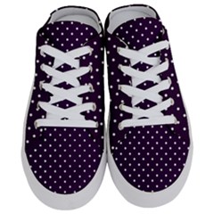Little  Dots Purple Half Slippers by snowwhitegirl