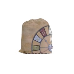 Circle Drawstring Pouch (small) by vintage2030