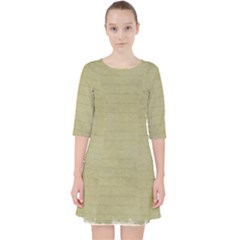 Old Letter Pocket Dress by vintage2030