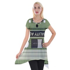 Cassette 40267 1280 Short Sleeve Side Drop Tunic by vintage2030
