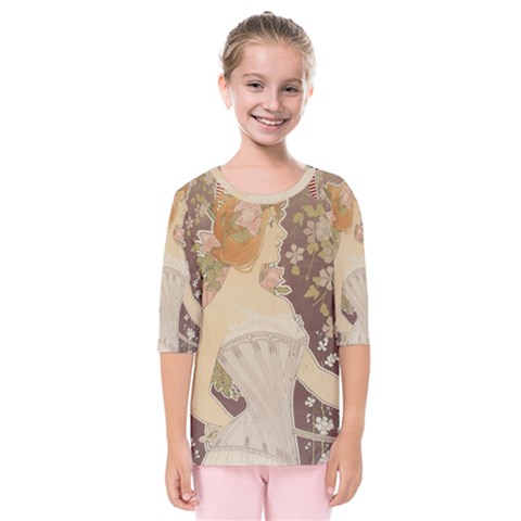 Vintage 1370065 1920 Kids  Quarter Sleeve Raglan Tee by vintage2030