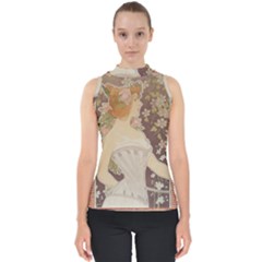 Vintage 1370065 1920 Mock Neck Shell Top by vintage2030