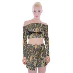 Design 1331489 1920 Off Shoulder Top With Mini Skirt Set by vintage2030