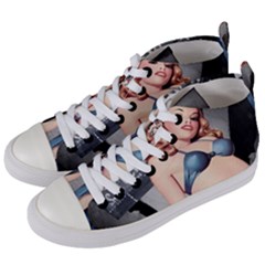 Retro 1265788 1920 Women s Mid-top Canvas Sneakers by vintage2030