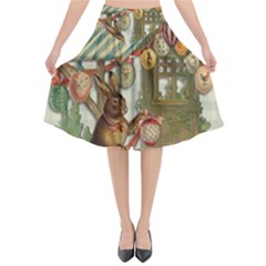 Easter 1225826 1280 Flared Midi Skirt by vintage2030