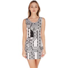 Seamless Pattern Texture Background Bodycon Dress by Sapixe