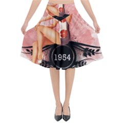 Retro 1112778 1920 Flared Midi Skirt by vintage2030