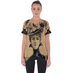 Vintage 1060197 1920 Cut Out Side Drop Tee by vintage2030