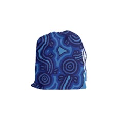 Aboriginal Art - Travel  Drawstring Pouch (small) by hogartharts
