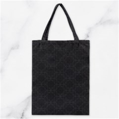 Victorian Paisley Black Classic Tote Bag by snowwhitegirl