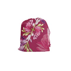 Motif Design Textile Design Drawstring Pouch (small) by Simbadda