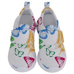 Butterfly Butterflies Vintage Velcro Strap Shoes by Simbadda