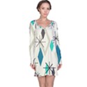 Atomic Era Diamonds (Turquoise) Long Sleeve Nightdress View1
