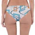 Minimalist Wavy Rectangles Reversible Hipster Bikini Bottoms View4